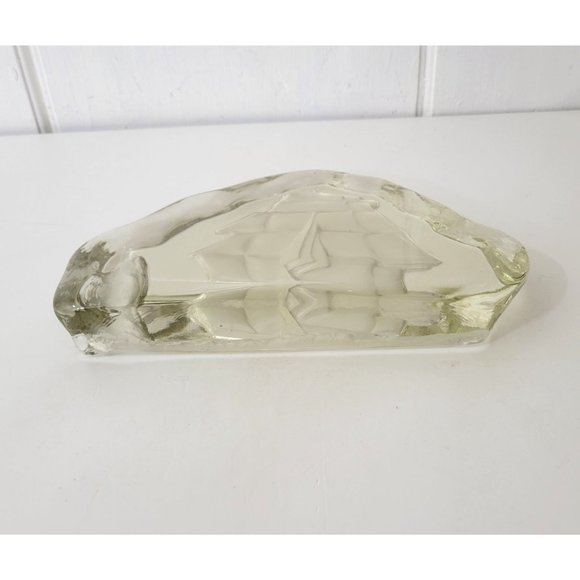 Viking Art Glass Clipper Ship Heavy Bookend, Doorstop, Paperweight, Sculpture - Picture 6 of 7